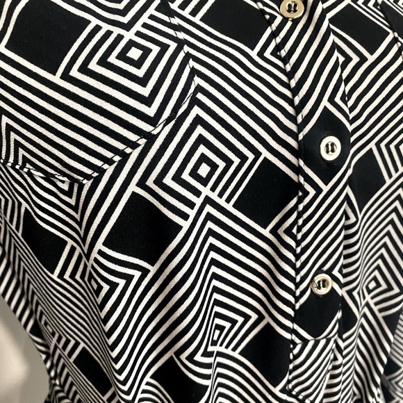 Donna Morgan Black and White Dress - Picture 4 of 6